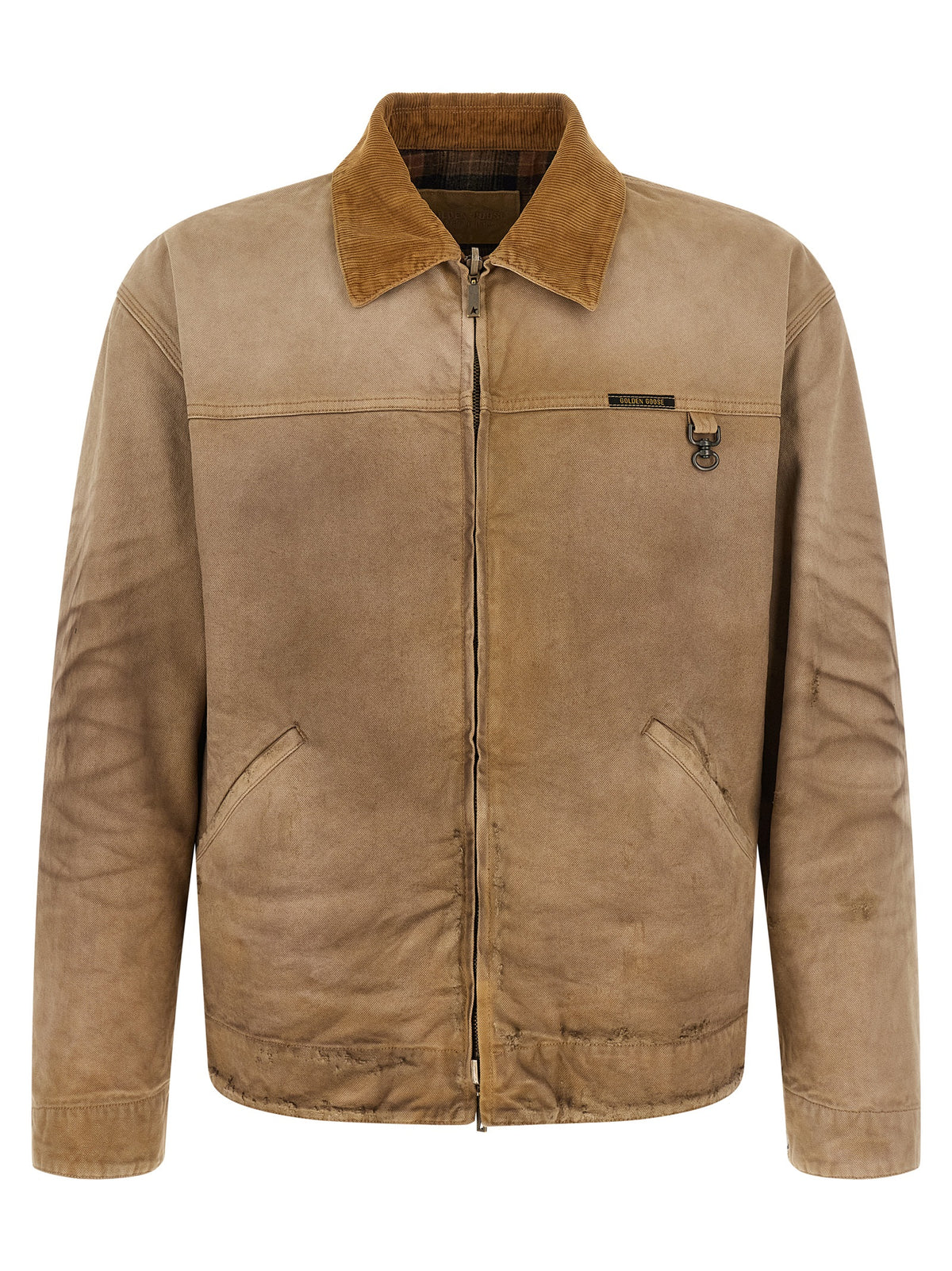 Journey Beige Cotton Shell Jacket