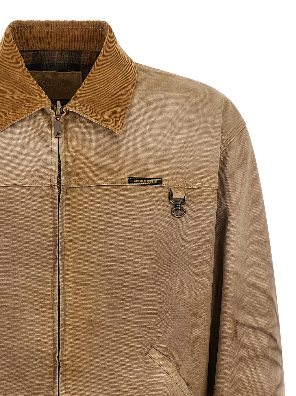 Journey Beige Cotton Shell Jacket