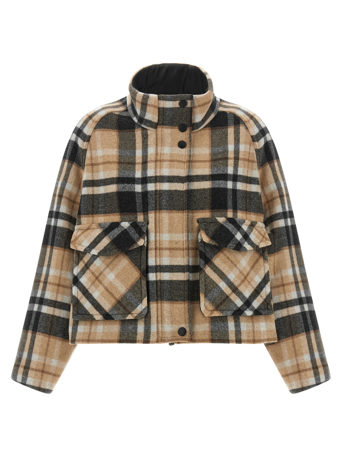 Wool-Blend Kaban Coat