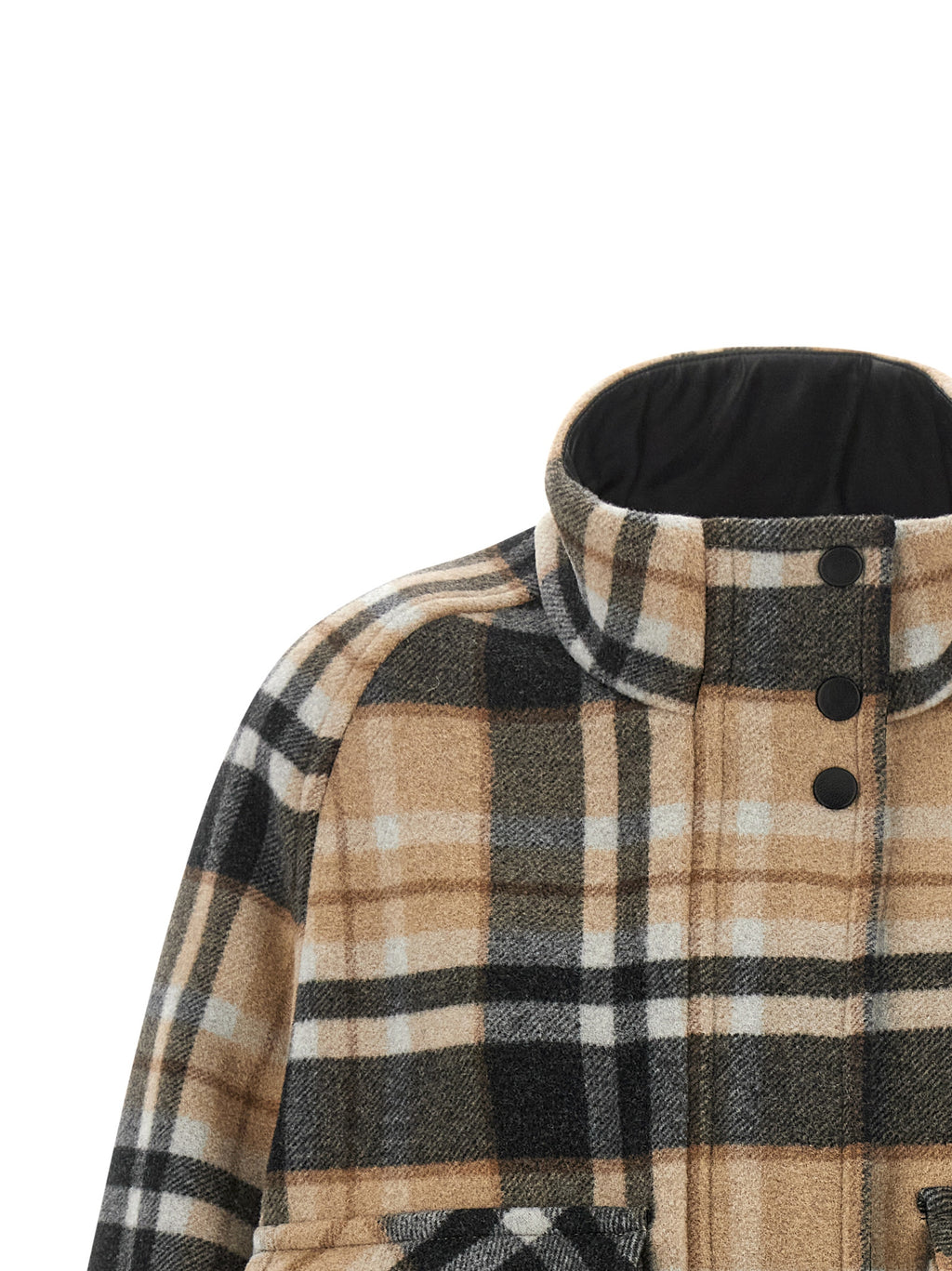 Wool-Blend Kaban Coat