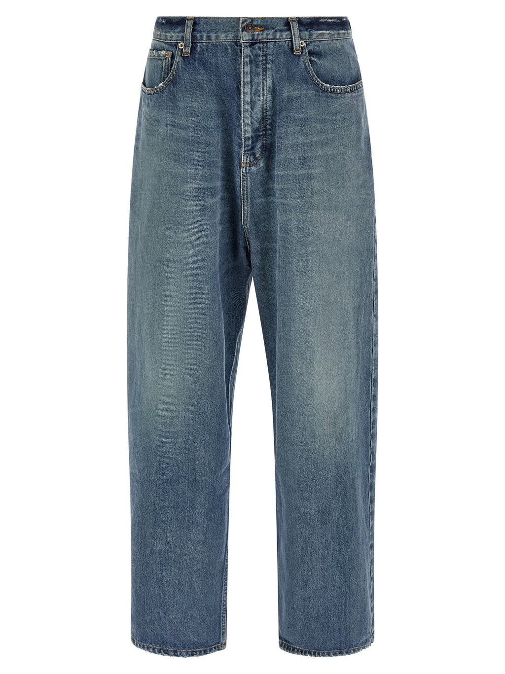 Relaxed Fit Japanese Organic Cotton Baggy Jeans