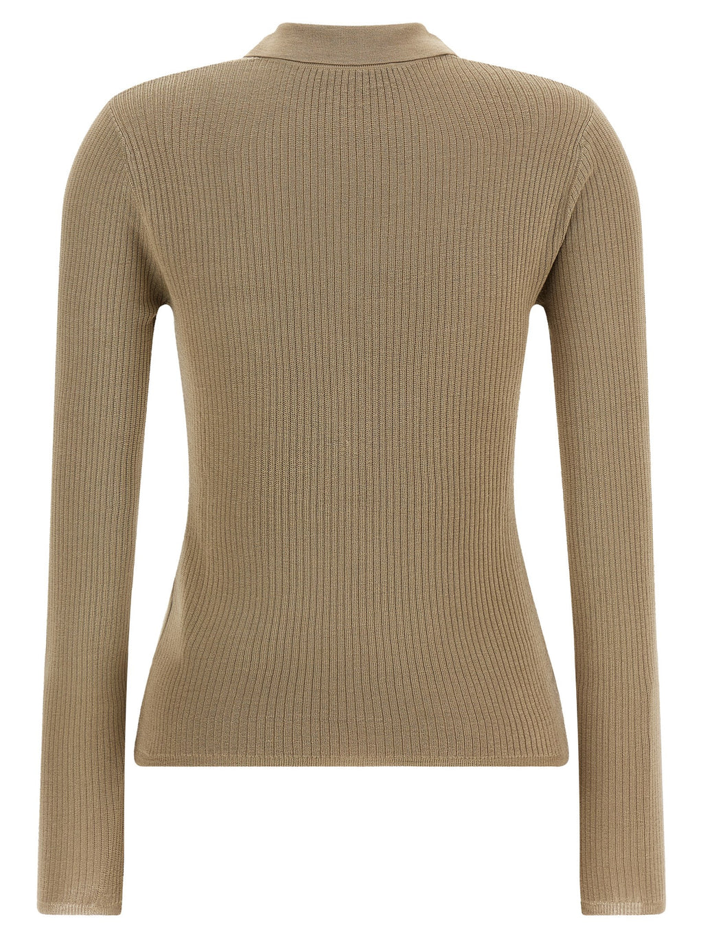 Gergo Polo Jersey Silk & Cashmere Beige