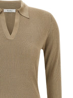 Gergo Polo Jersey Silk & Cashmere Beige