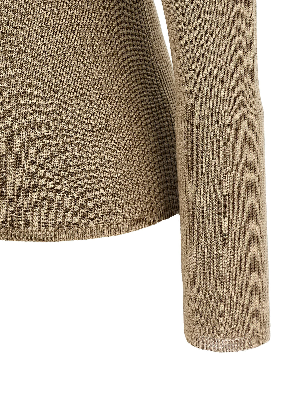 Gergo Polo Jersey Silk & Cashmere Beige