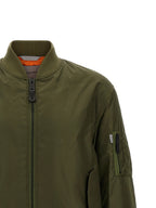 Olive Green Polyamide Bomber