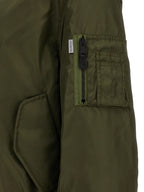 Olive Green Polyamide Bomber
