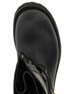 Calfskin Venom Bootie Laceup Ankle Boots