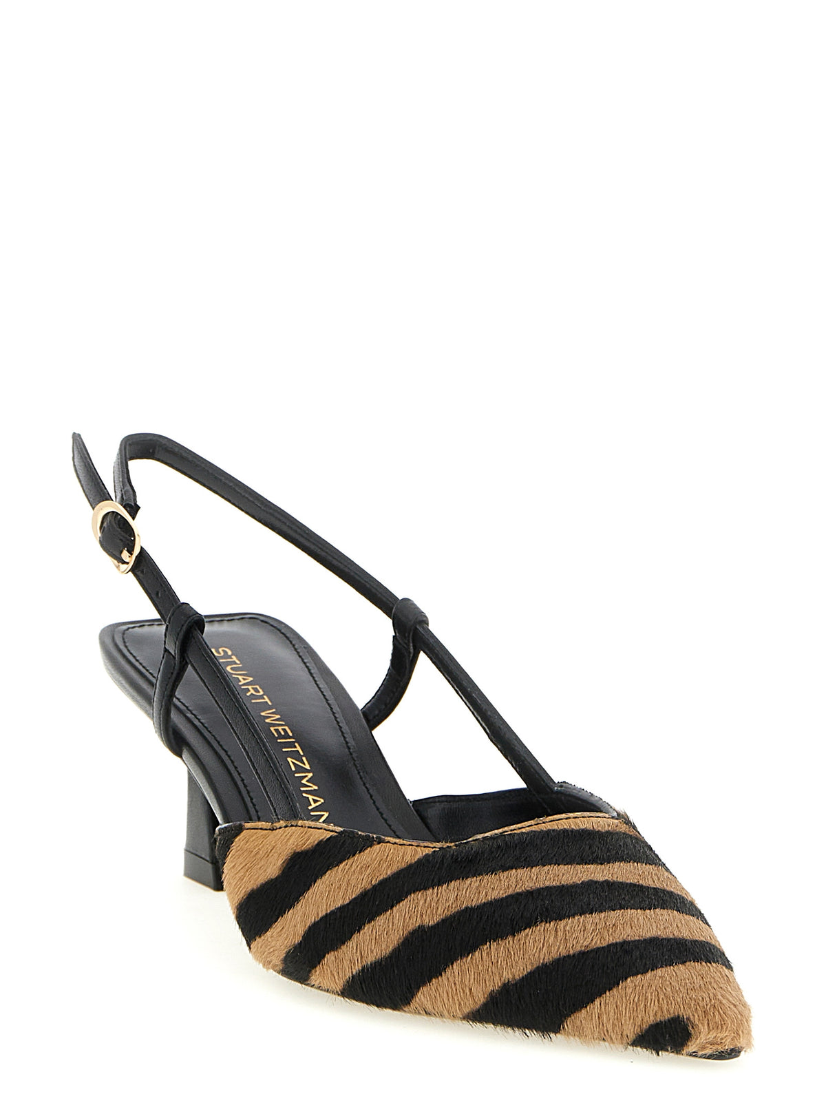 Calfskin Vinnie Mid Heel Pumps