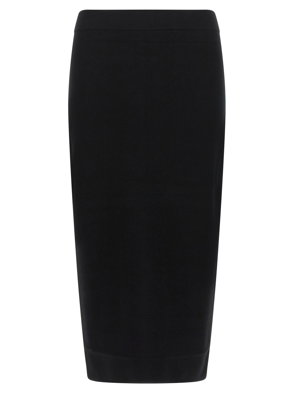 Viscose Sheath Midi Skirt