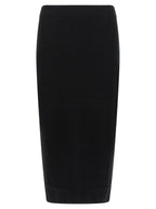 Viscose Sheath Midi Skirt