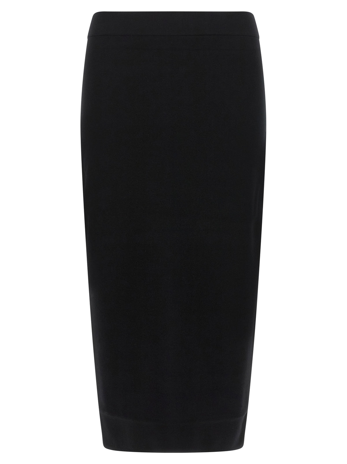 Viscose Sheath Midi Skirt