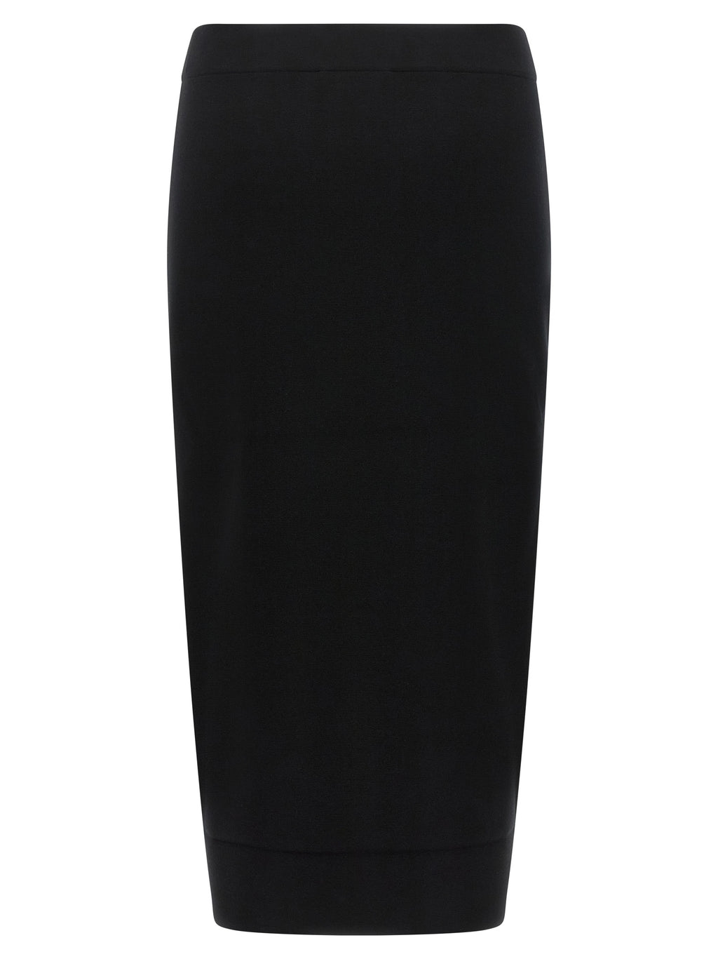 Viscose Sheath Midi Skirt