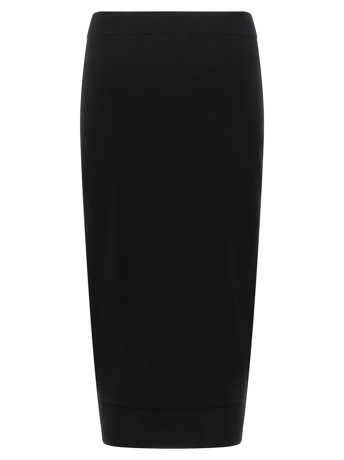 Viscose Sheath Midi Skirt
