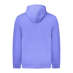 Blue Cotton Hooded Sweatshirt