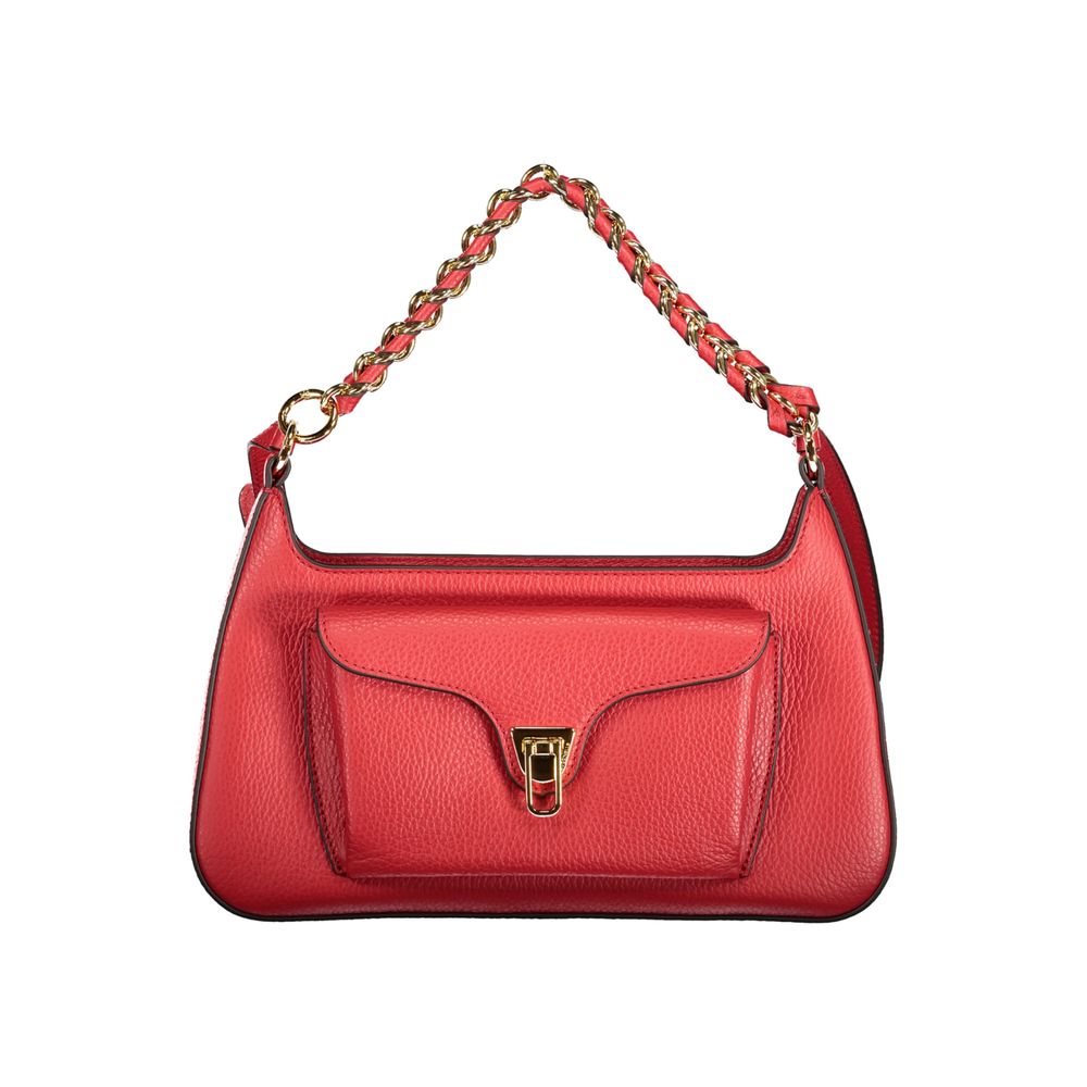 Red Leather Beat Generation Bag