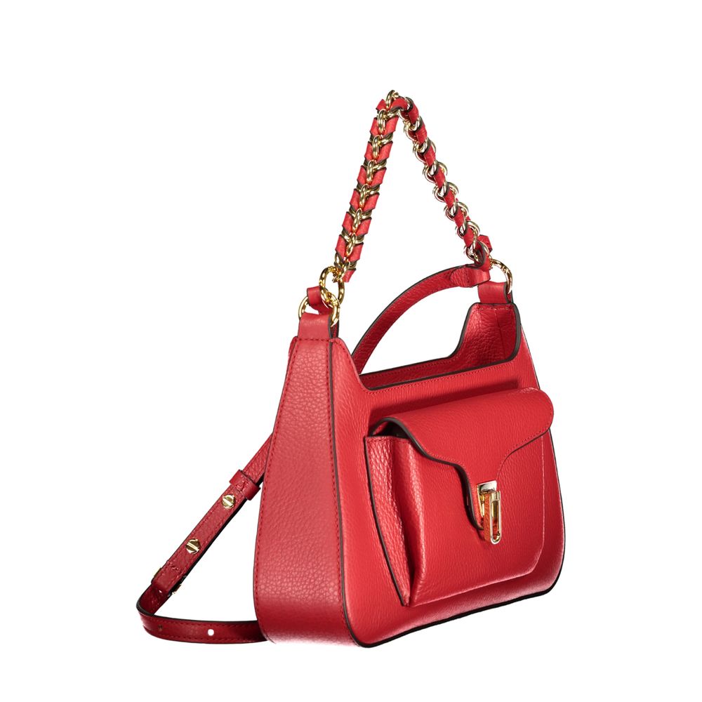 Red Leather Beat Generation Bag