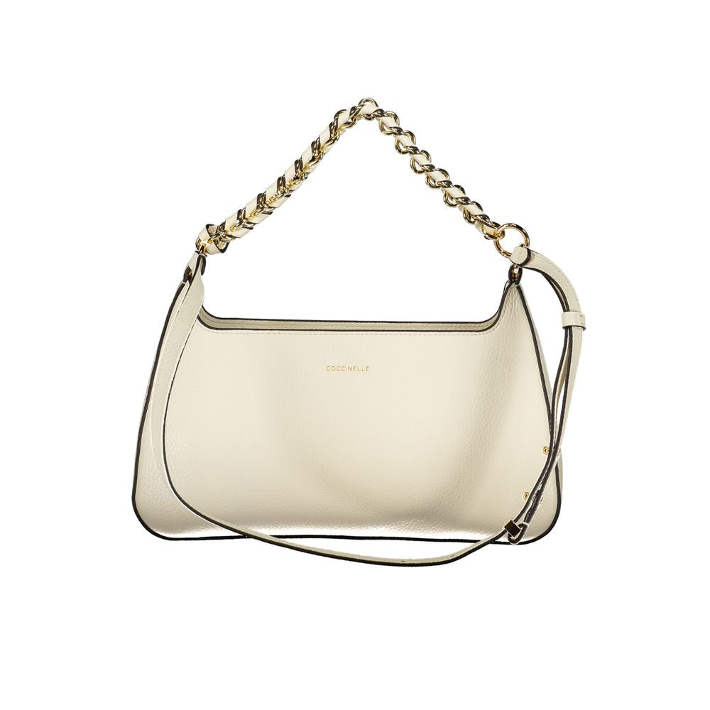 White Leather Beat Generation Bag