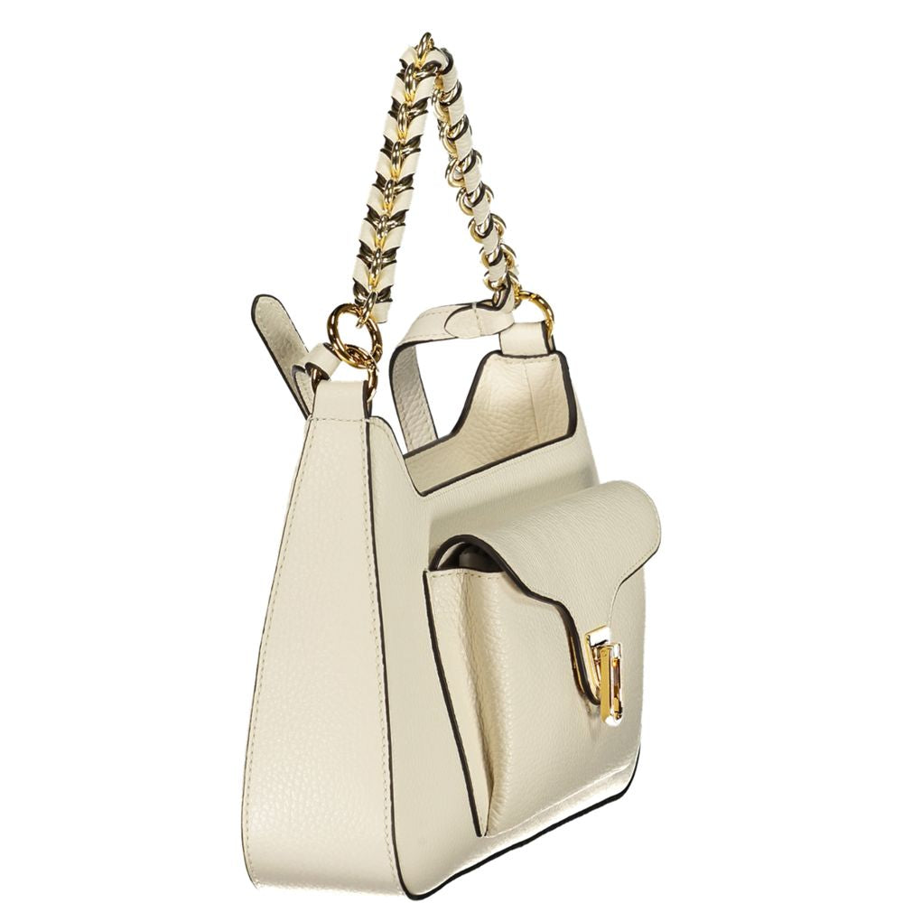 White Leather Beat Generation Bag