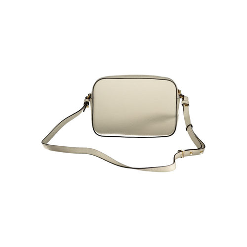 White Leather Beat Soft Bag