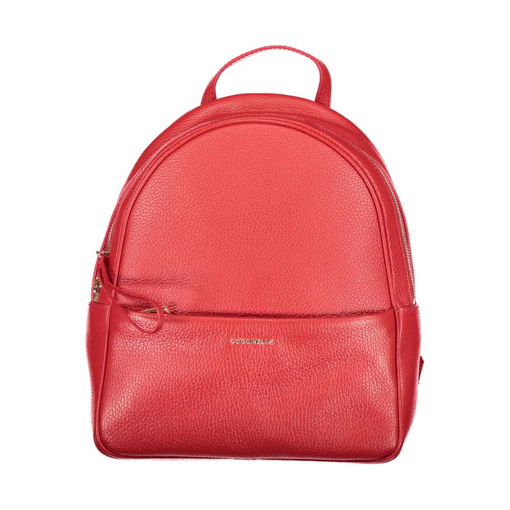 Red Leather Nory Backpack