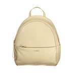 Nory Beige Leather Backpack