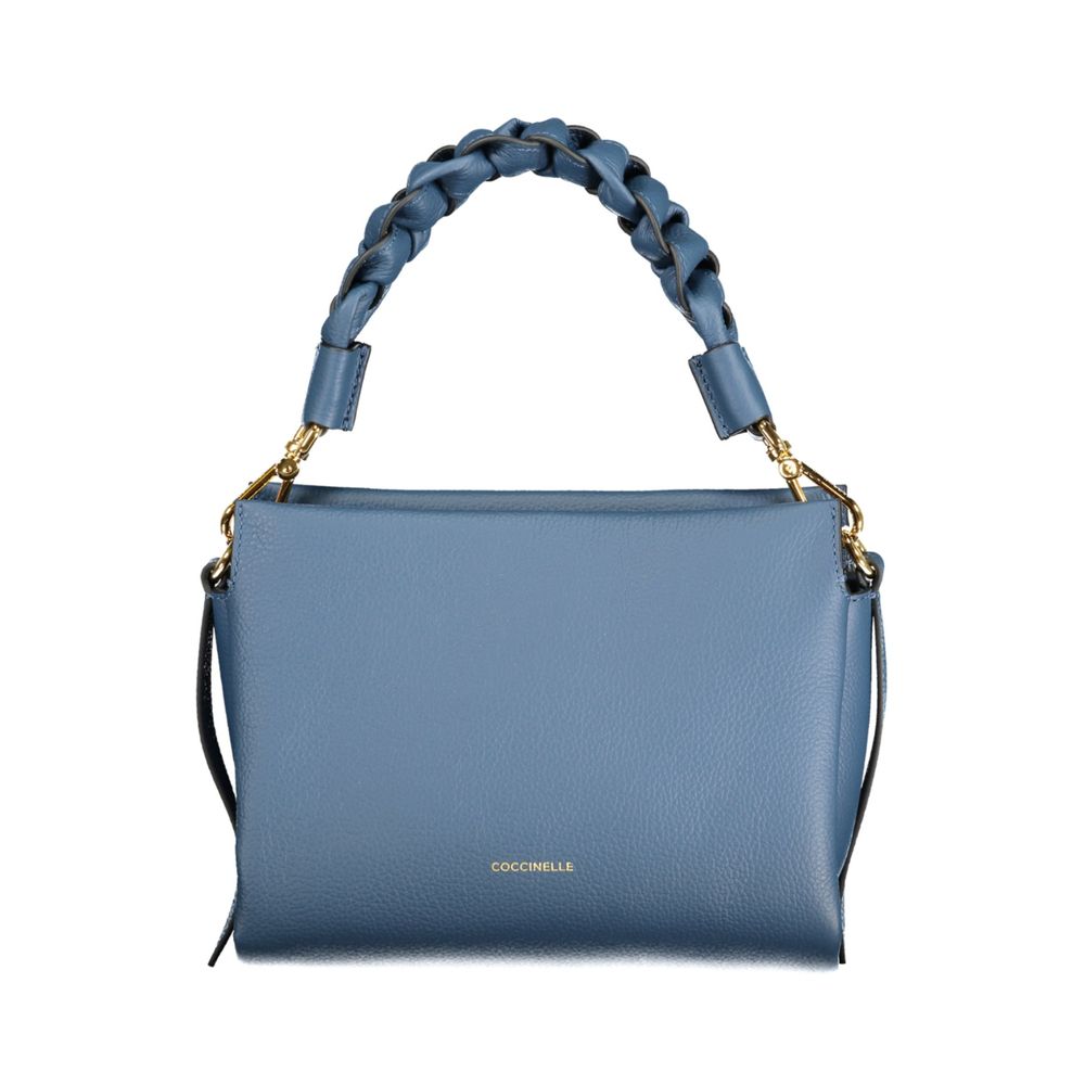Blue Leather Boheme Shoulder Bag