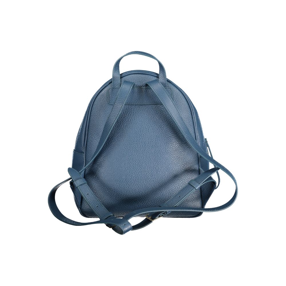 Blue Leather NORY Backpack