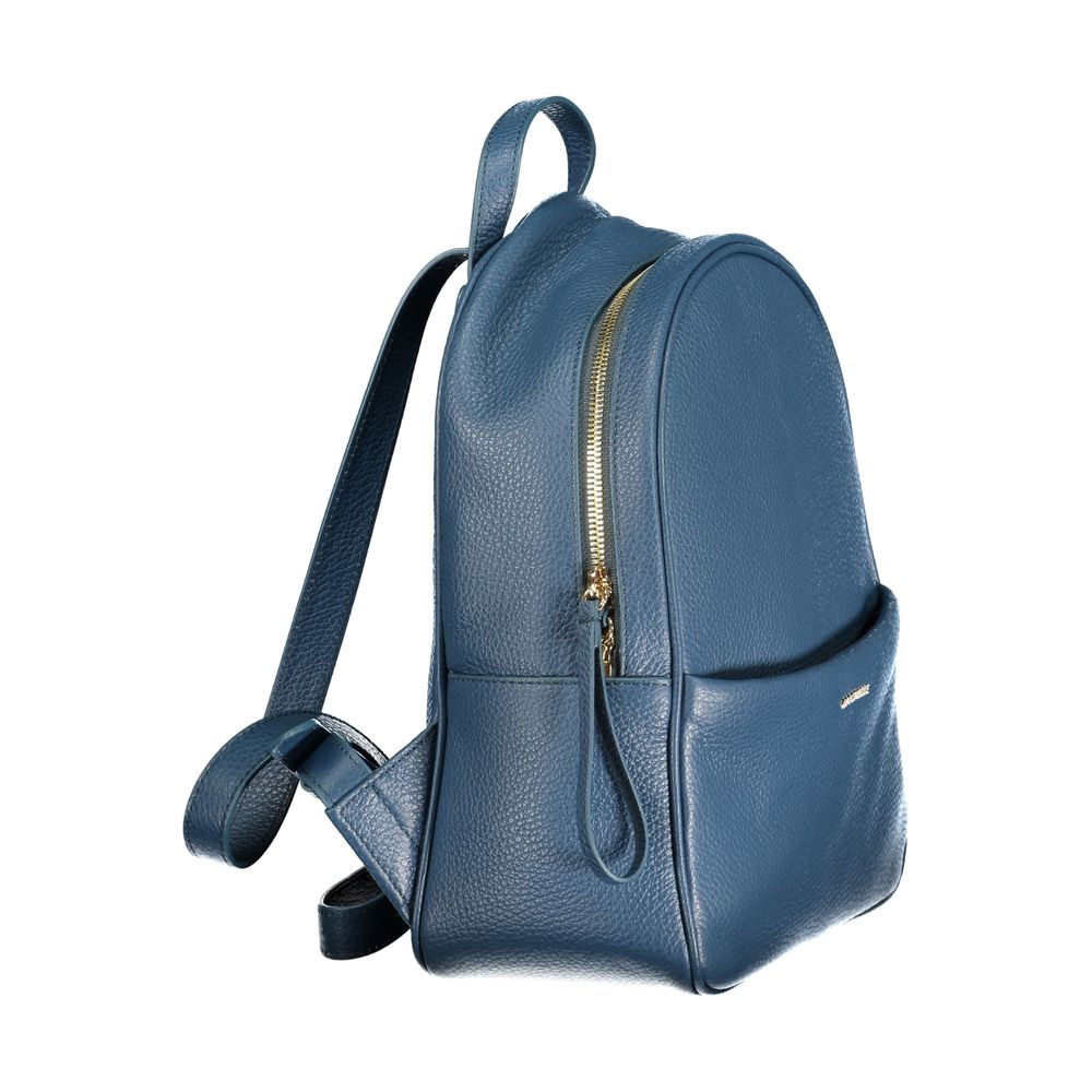 Blue Leather NORY Backpack