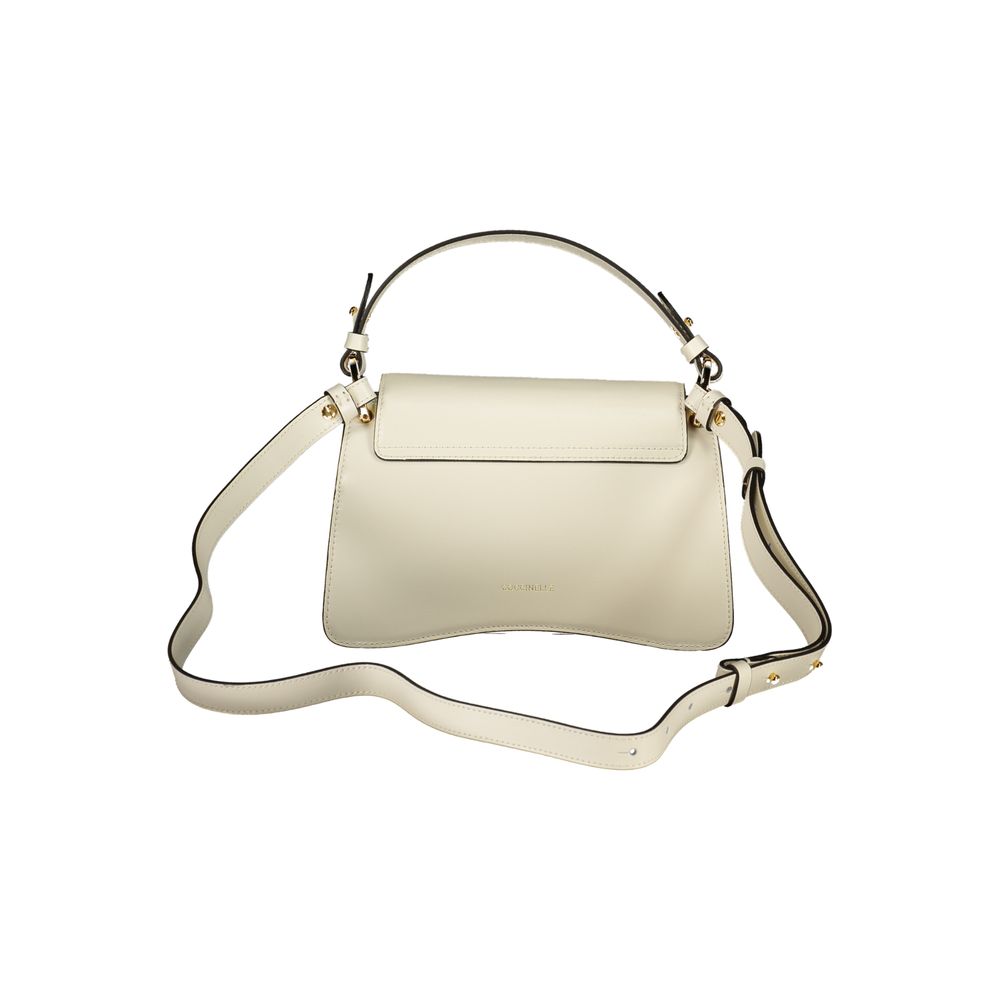 White Calf Leather C‑ME Bag