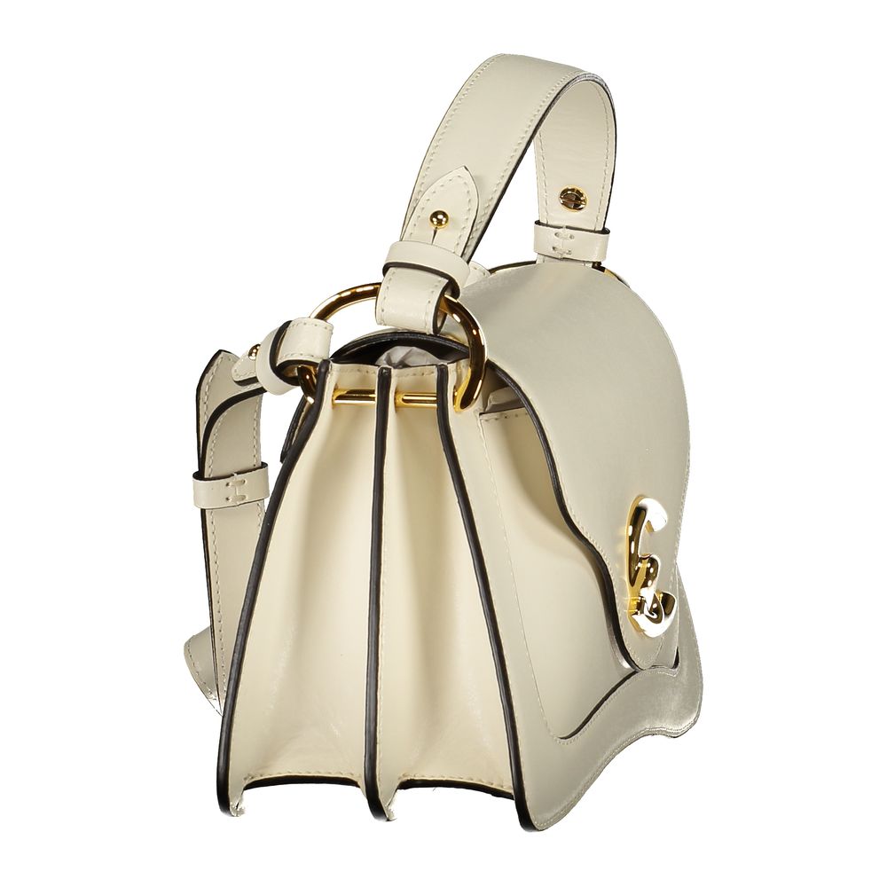 White Calf Leather C‑ME Bag
