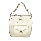 White Leather Beat Generatio Bag