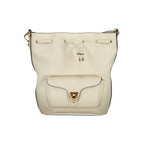 White Leather Bucket Bag