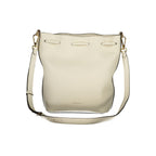 White Leather Bucket Bag