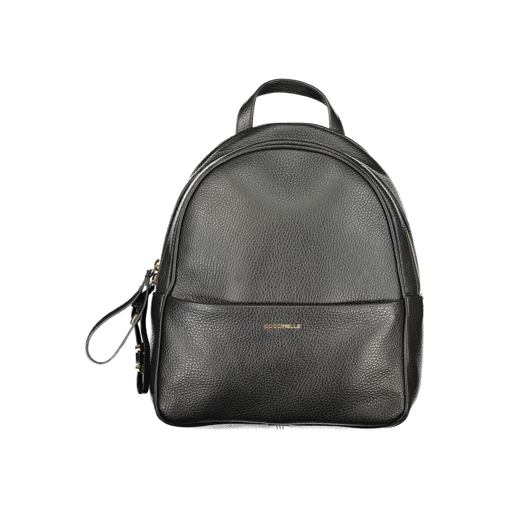 Black Leather Nory Backpack