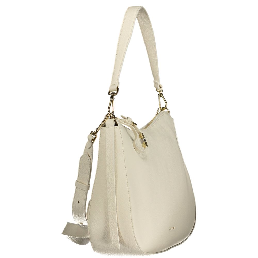 White Leather Nory Bag