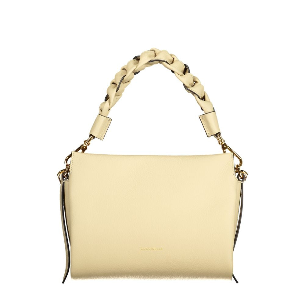 Beige Leather Boheme Handbag