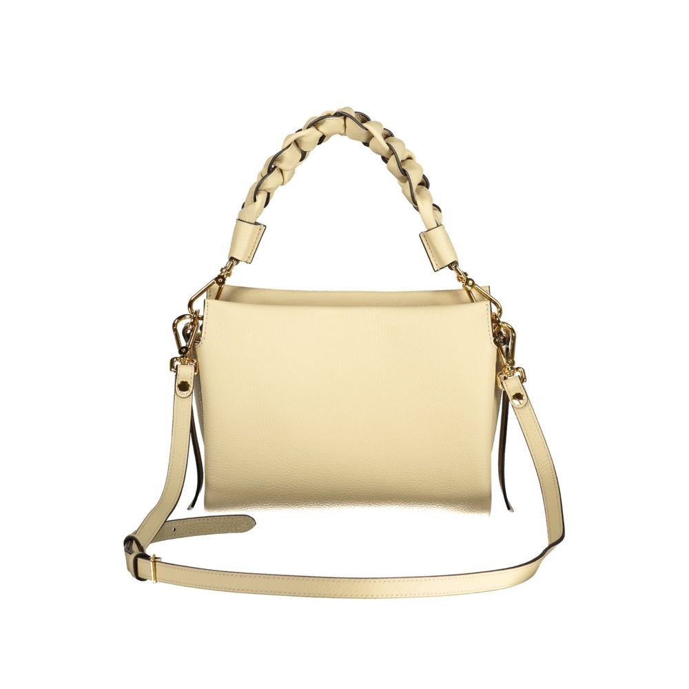 Beige Leather Boheme Handbag