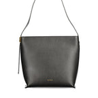 Black Leather C‑Me Lock Bag