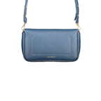 Blue Leather Mini C‑ME LOCK Bag