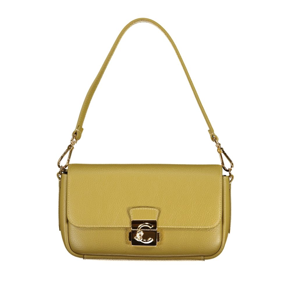Green Leather C‑ME Lock Bag