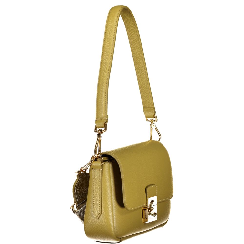 Green Leather C‑ME Lock Bag