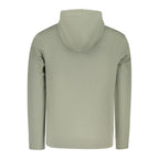 Vibrant Green Cotton Long-Sleeve Hoodie
