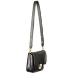 Black Leather Mini C-Me Lock Bag