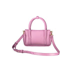 Purple Leather Mini C-ME Lock Handbag