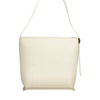 White Leather C-Me Lock Bag
