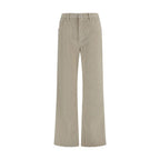 Cotton Corduroy Flared Pants
