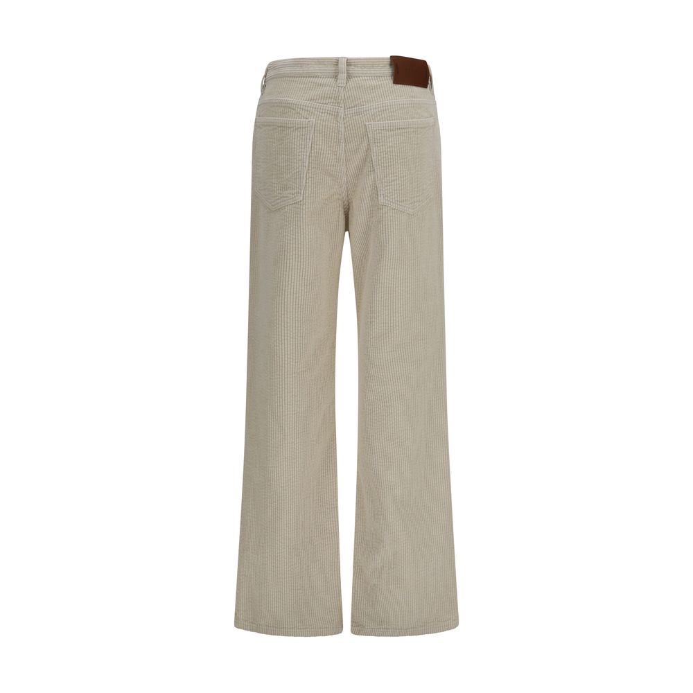 Cotton Corduroy Flared Pants