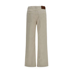 Cotton Corduroy Flared Pants
