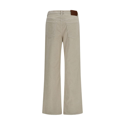 Cotton Corduroy Flared Pants