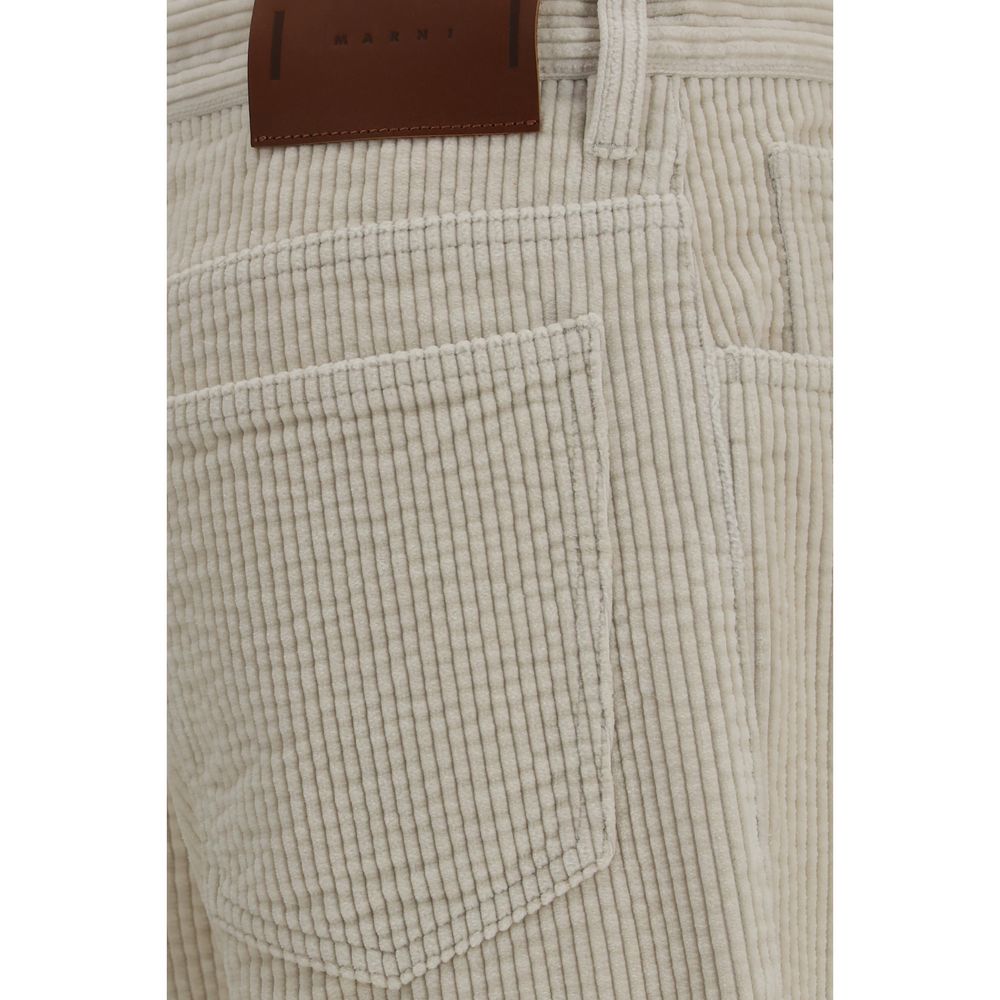 Cotton Corduroy Flared Pants